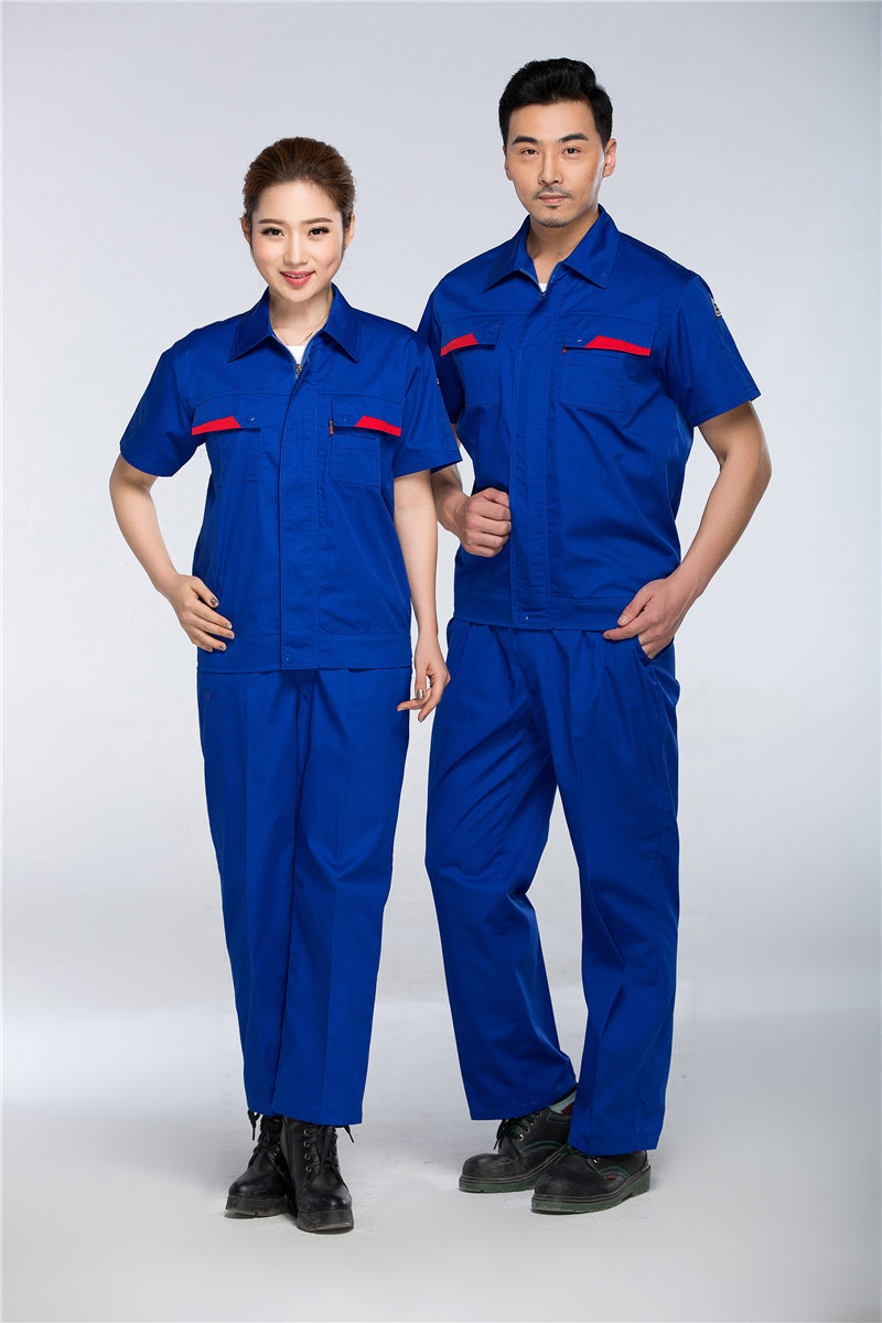 工程服訂做|水電工程服汽修廠服|上衣物業勞保服定制