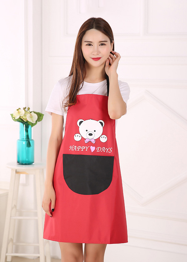 圍裙定制理發師咖啡奶茶店廚房家用工作服女